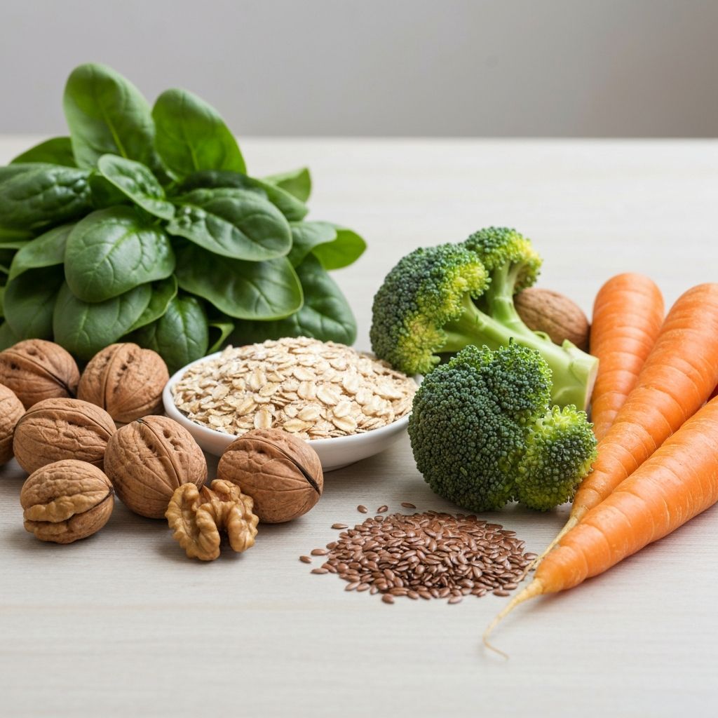 Verschiedene natürliche Nahrungsquellen