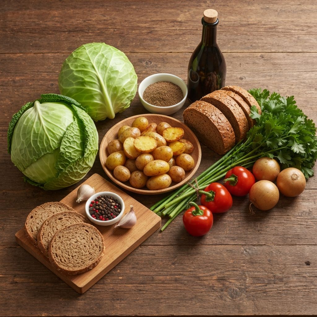 Traditionelle deutsche Lebensmittel